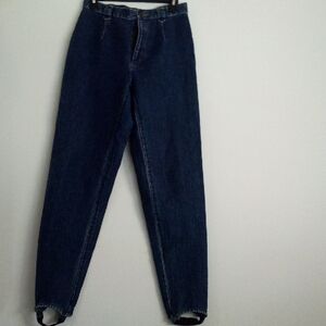 High Rise Dark Blue Women's Jeans
